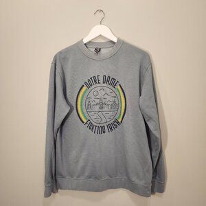 Notre Dame Men's Sweatshirt Upscale Apparel Collegiate Game Day Fan - Size M